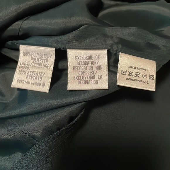 Liz Claiborne Dark Green Dress - Picture 4 of 5